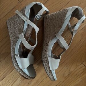 Kenneth Cole Real Leather Wedge Sandals